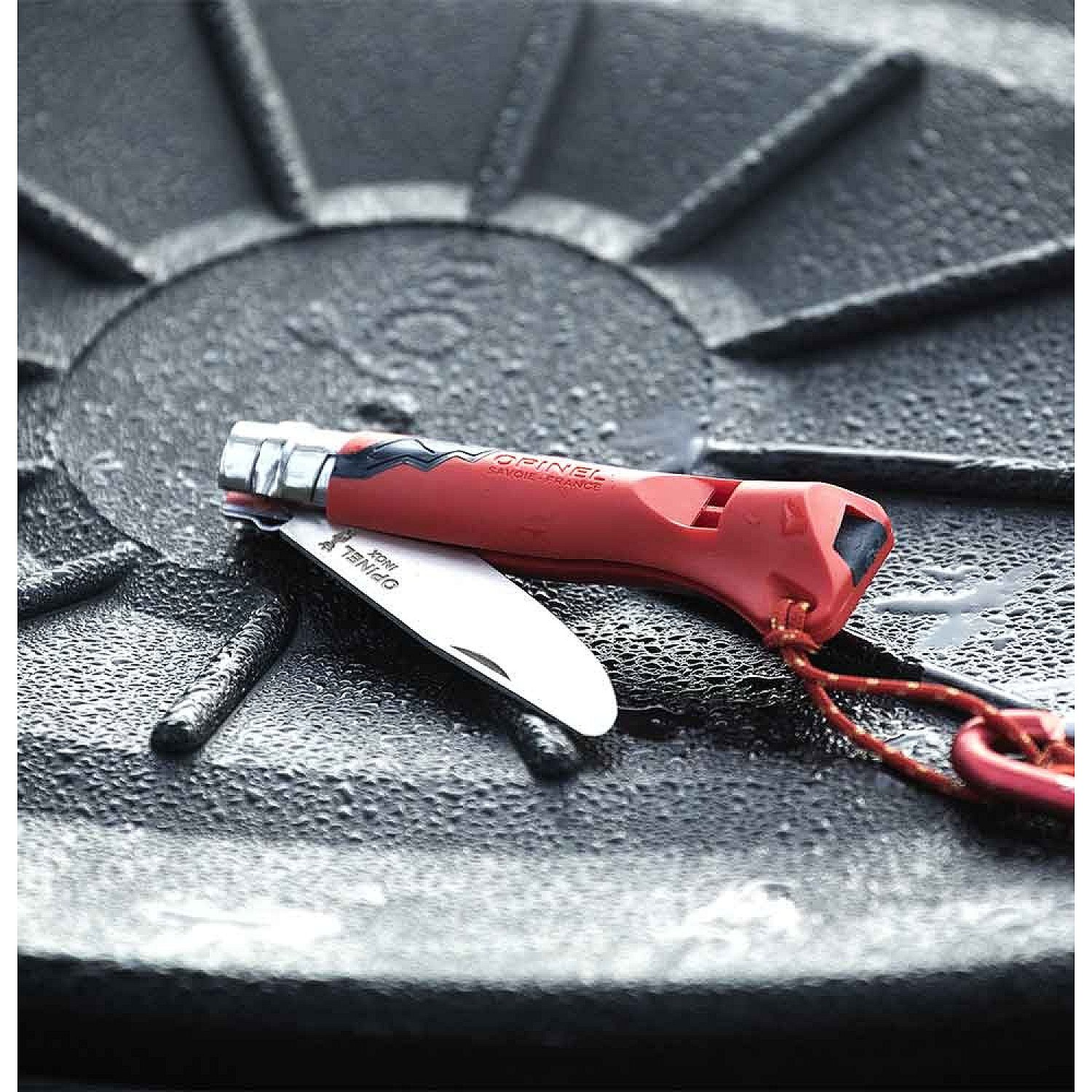 Opinel Outdoor Red Pocket Knife for the Young Adventurer | Knivesworld.eu